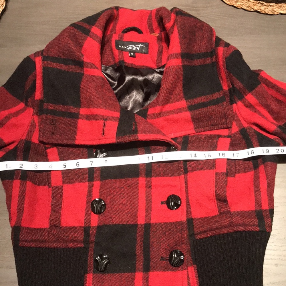 Plaid cropped jacket